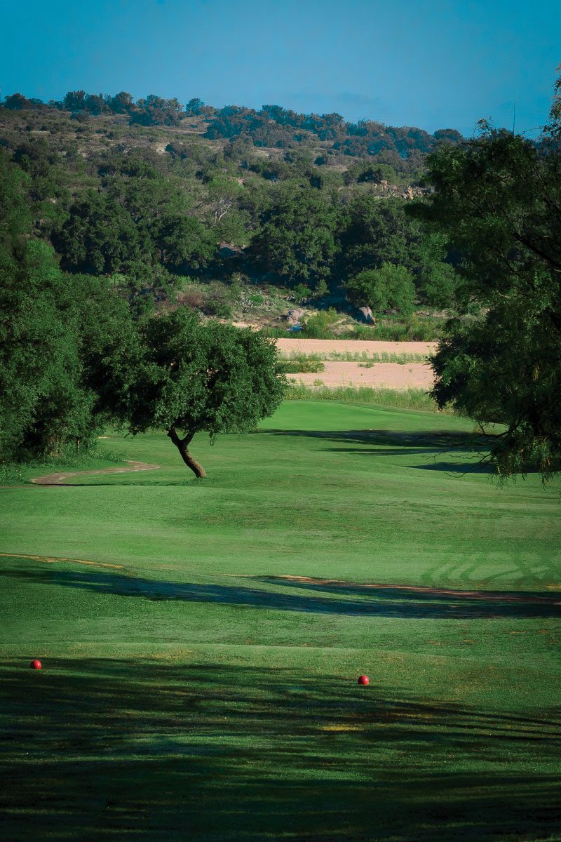 Llano River golf course in Llano, Texas