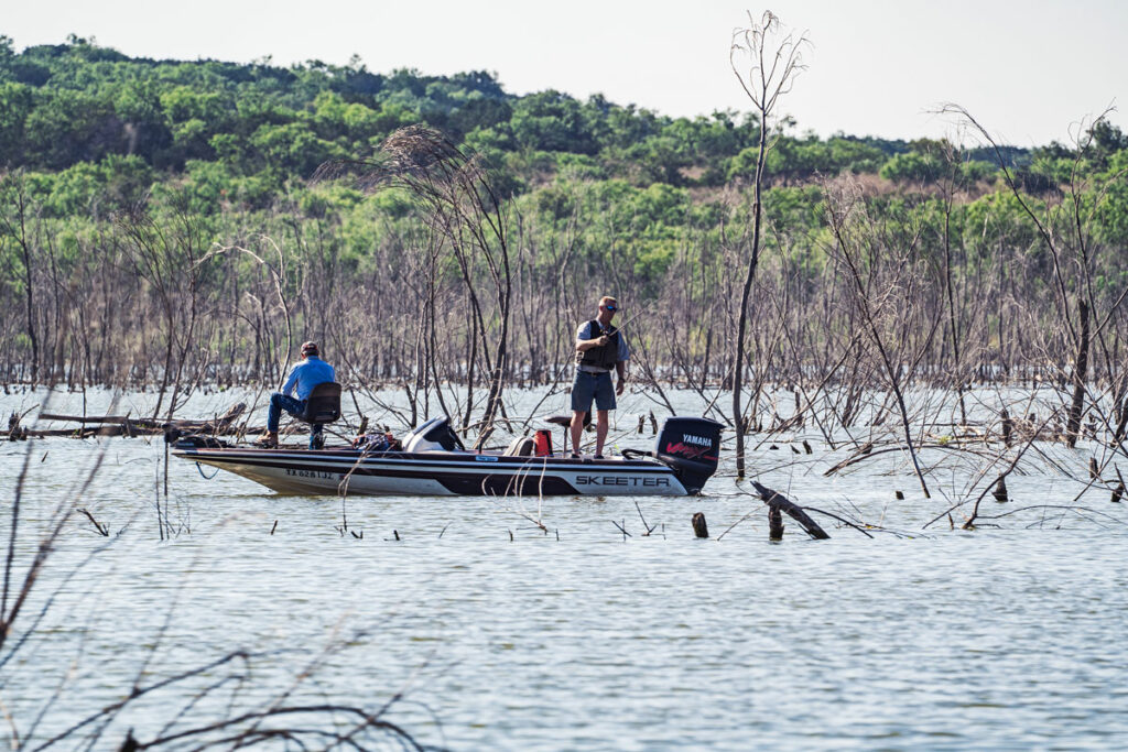 Fishing on Lake Buchanan