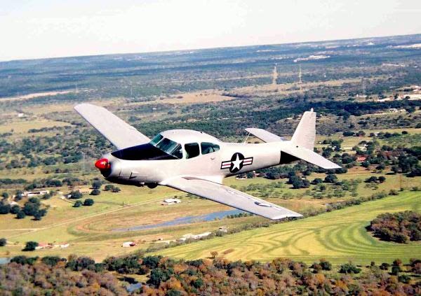 The NA-145 Navion, nicknamed "the poor man’s Mustang," is one of many historic aircraft at the museum. Courtesy photo