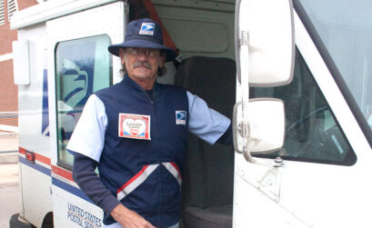 Tom Yeckle’s 23-mile route allows him to see people all day long while delivering the mail in Burnet, and that’s why The Picayune readers and KBEY 103.9 FM Radio Picayune listeners voted him their favorite Burnet-area postal worker in the 2015 Locals Love Us awards. Staff photo by Jared Fields