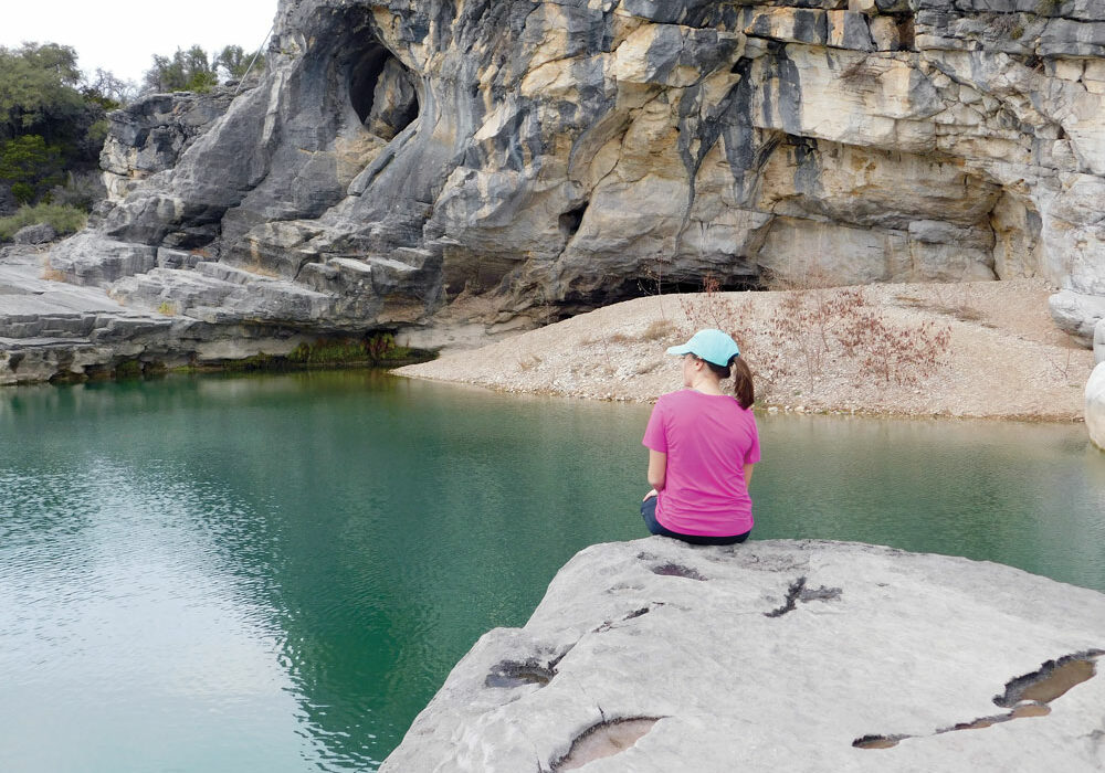Pedernales Falls State Park, with its pockets of calming water, is the perfect spot for some therapeutic time spent in nature. Staff photo by Jennifer Greenwell