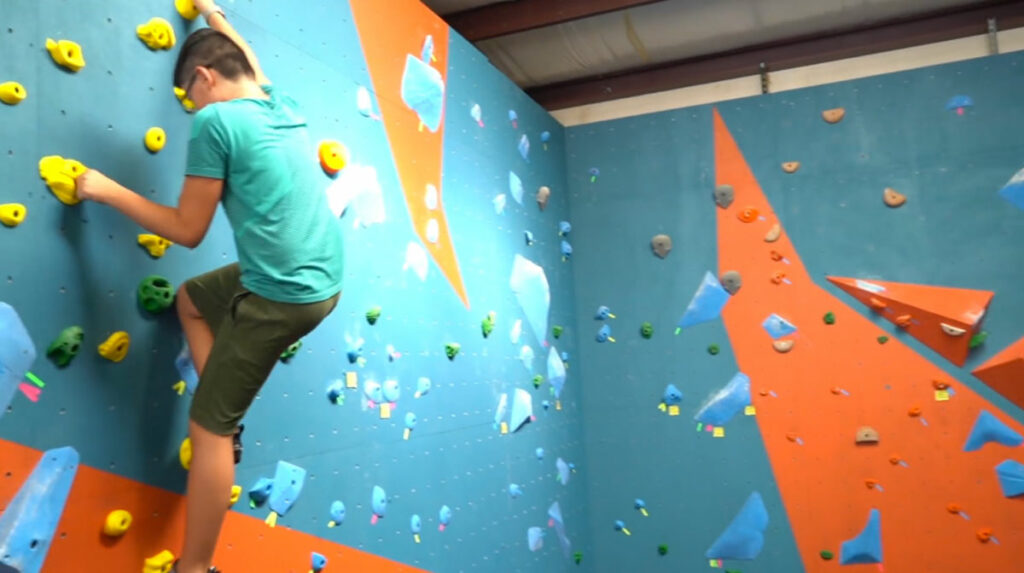 Sheer Fun in Marble Falls has professionally set routes on its 12-foot vertical walls for all ages and skill levels. Courtesy photo