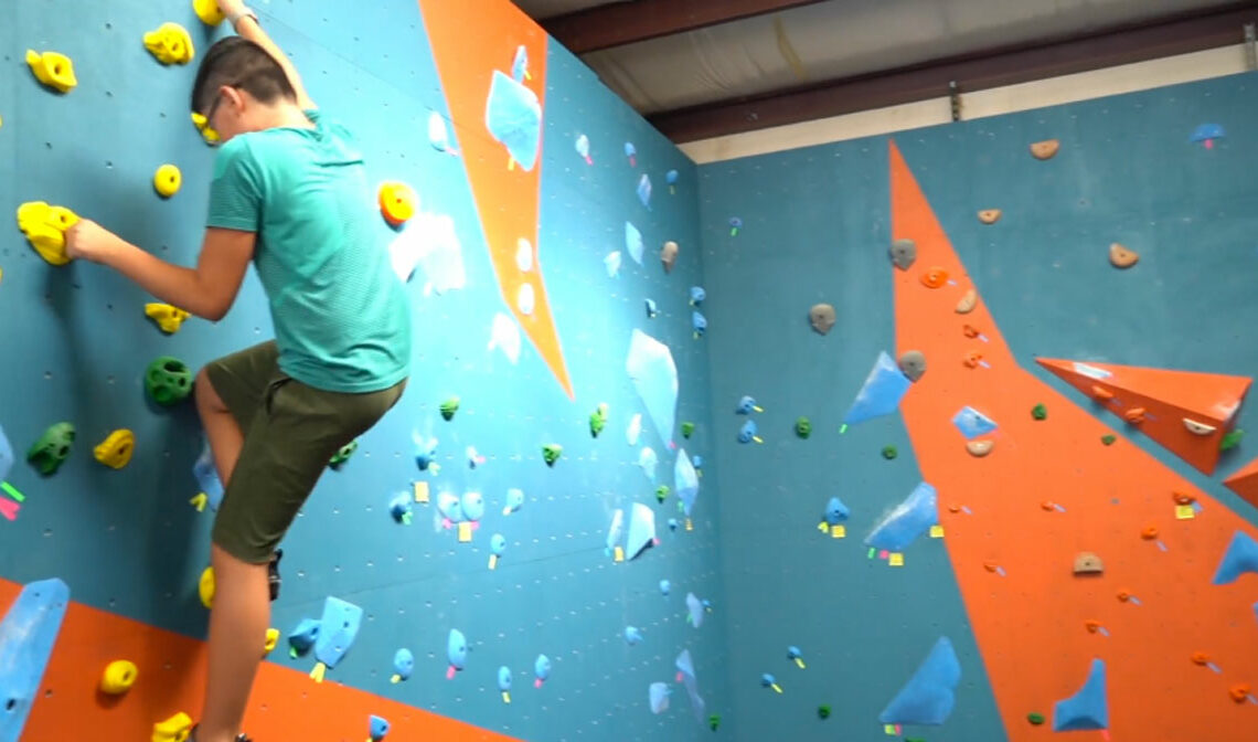 Sheer Fun in Marble Falls has professionally set routes on its 12-foot vertical walls for all ages and skill levels. Courtesy photo