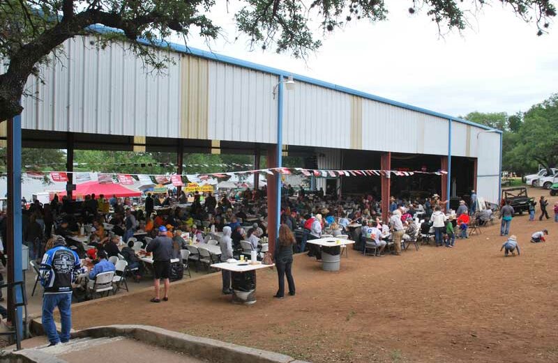 Robinson City Park, located on the banks of the Llano River, is the site of the Llano Crawfish Open, a spring event that attracts thousands of people to the area, providing an economic boost. File photo