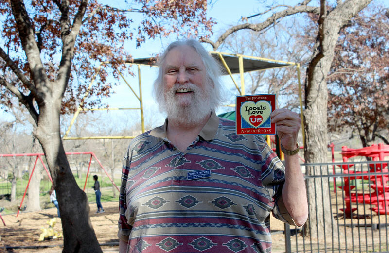 Marble Falls Parks and Recreation Commission Chairman Charles Watkins wasn’t surprised by another Locals Love Us honor for Johnson Park. Staff photo by Jennifer Fierro