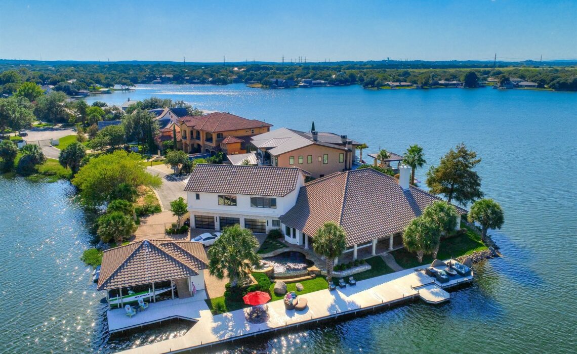 The Highland Lakes has a variety of waterfront property with a range of amenities. Current listings start at a low of about $160,000 on Lake Buchanan and top out at $6 million on Lake LBJ. The Lake LBJ home pictured here is one recently sold by Tammie Bennett, who shared insight into the waterfront property market of the Highland Lakes. Photo courtesy Tammie Bennett