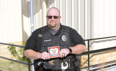 Cottonwood Shores Police Sgt. Eddie McCoy won a Locals Love Us Favorite Law Enforcement award. Staff photo by Jennifer Fierro