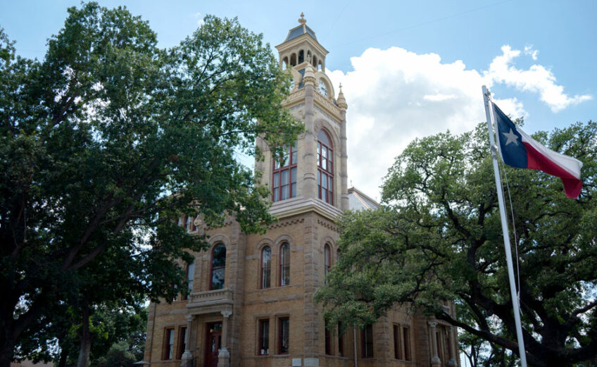 The Llano County Courthouse in the center of downtown Llano adds to the city's historic aesthetic. Staff photo by Dakota Morrissiey