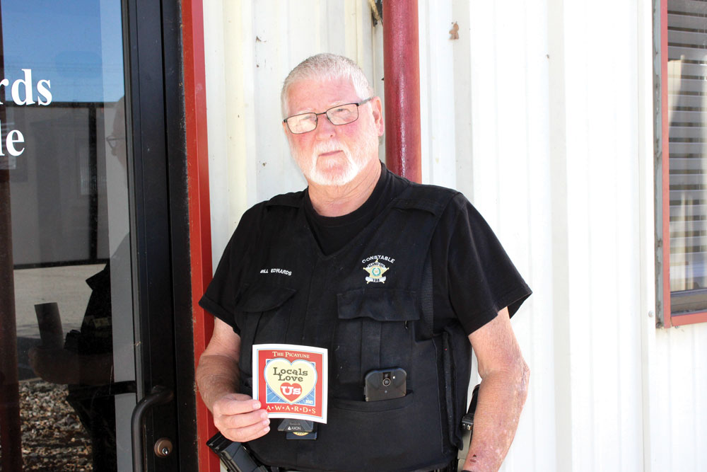 Llano County Precinct 3 Constable Bill Edwards is a 2021 Locals Love Us favorite law enforcement officer. Staff photo by Jennifer Fierro