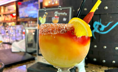 Order this colorful and tasty mangonada, mango margarita served with a tajin-coated straw, from El Jimador Don Pilo in Marble Falls. Check out more Highland Lakes spots for adult drinks in the list below. Staff photos by Nathan Bush