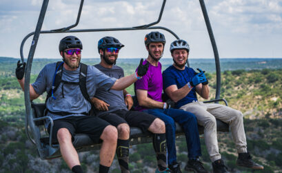 Get a great view of Lake Buchanan and Spider Mountain on the mountain biking park's chairlift. Keep reading for other adventures to put on your Highland Lakes fall bucket list. Photo by Ronnie Madrid/Divine Radiance Photography