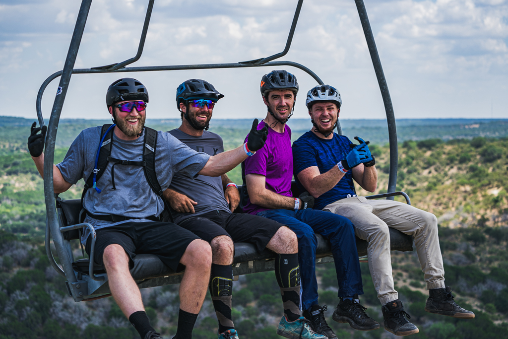 Get a great view of Lake Buchanan and Spider Mountain on the mountain biking park's chairlift. Keep reading for other adventures to put on your Highland Lakes fall bucket list. Photo by Ronnie Madrid/Divine Radiance Photography