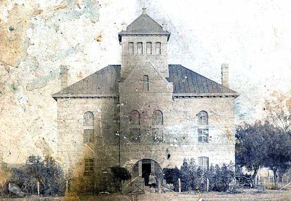 An old photo of the Red Top Jail in Llano. Courtesy photo