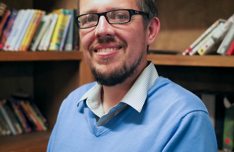 Kingsland School's Jacob Taylor has 14 years of teaching experience, the previous 13 years at Marble Falls High School before joining the charter school this year after it added its first high school class. Staff photo by Daniel Clifton