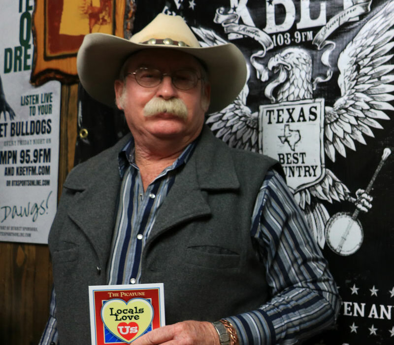 Kingsland Volunteer Fire Department Chief Danny Stone was voted favorite first responder in the Kingsland area in the Locals Love Us awards by The Picayune readers and KBEY 103.9 FM Radio Picayune listeners. Staff photo by Jared Fields