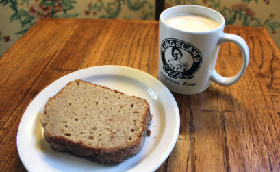 Kingsland Coffee serves a delicious honey nut latte and house-made coffee cake. Keep reading to see where in the Highland Lakes you can grab a cup of coffee. Staff photo by Jennifer Fierro