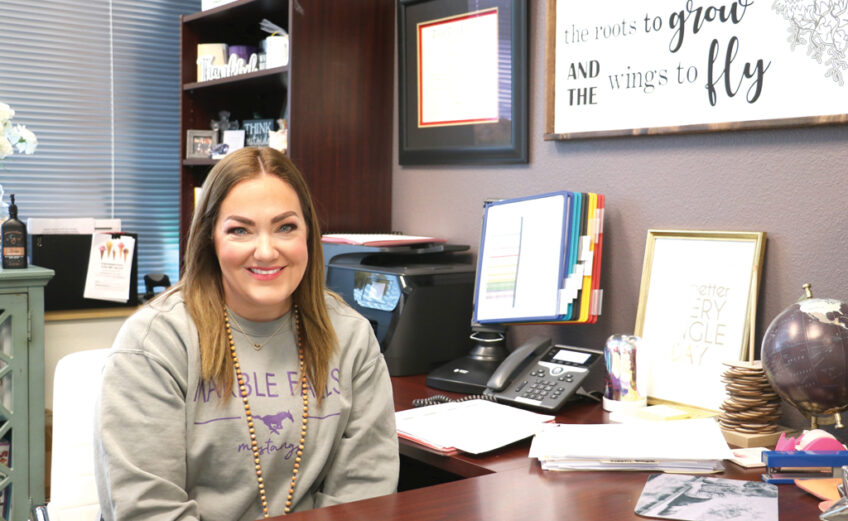 Marble Falls Elementary School Assistant Principal Melissa Fletcher is a Locals Love Us Favorite School Administrator. Staff photo by Brigid Cooley