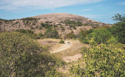 Enchanted Rock covers 640 acres and rises 425 feet. Staff photo by Daniel Clifton