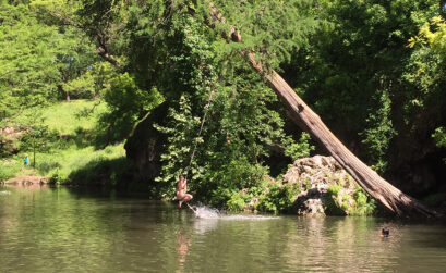 People have enjoyed cooling off in the spring-fed waters of Krause Springs in Spicewood since 1955. Photo by JoAnna Kopp