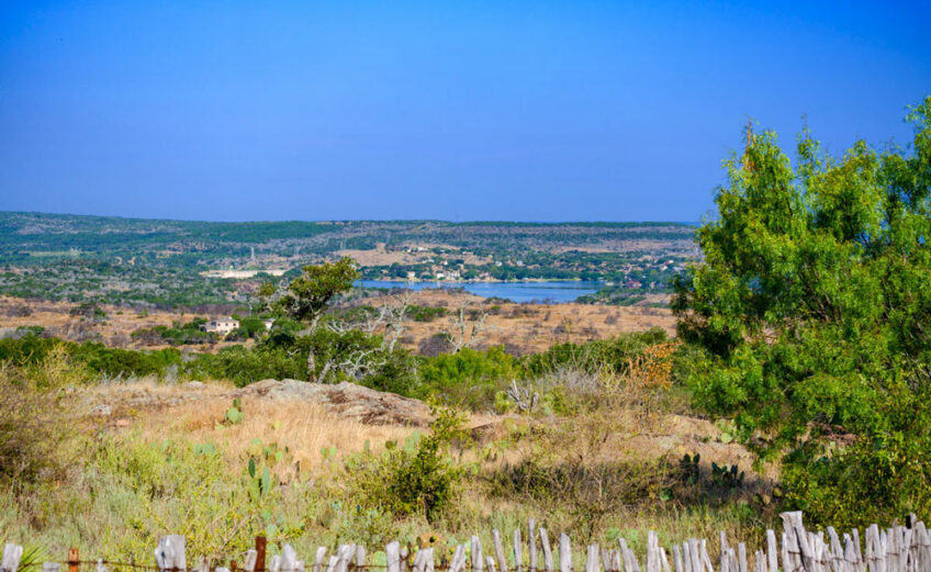 A view of Inks Lake off of Hoover Valley Road in August 2019. Staff photo by David Bean