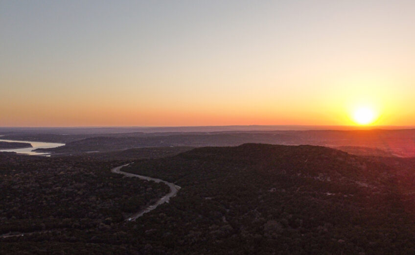 Sunset Deck is one of two exceptional viewing spots on the Warbler Vista trail system in Balcones Canyonlands National Wildlife Refuge near Marble Falls. The deck can be accessed by vehicle for those not up to making the long hike. Photo by Dakota Morrissiey