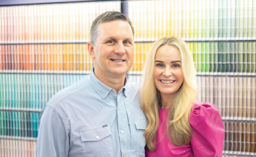 Jeff and Lara Ford, co-owners of Ford & Crew in Marble Falls, are painting professionals. Since 2000, the family-run business has helped homeowners transform their living space through color. Staff photo by Dakota Morrissiey