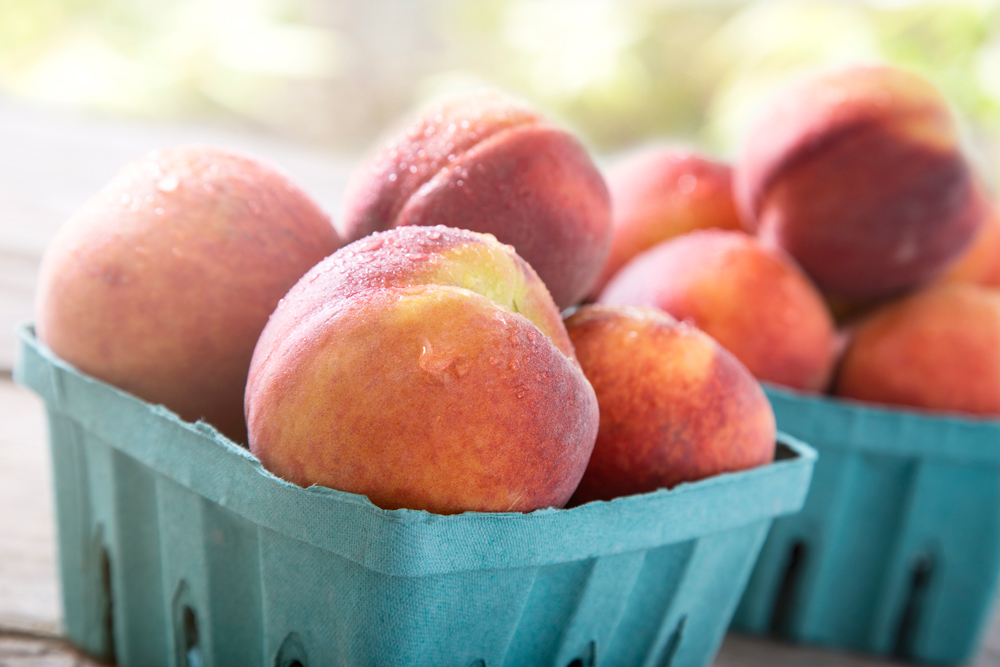 The Texas Hill Country is known for its sweet peaches, and you can buy them at several peach stands in the area.