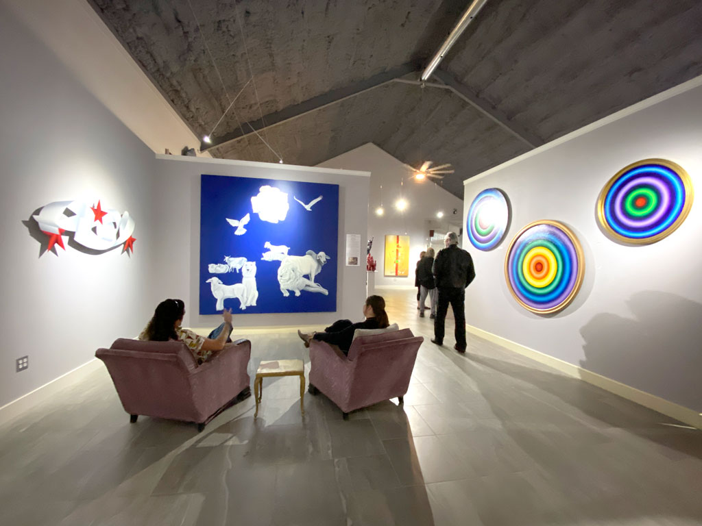 MUSEOBENINI, 3440 FM 2147 East in Marble Falls, showcases the evolution of Italian artist Benini’s work throughout his long and successful career. Works such as the 1982 painting titled 'The Peaceable Kingdom' (pictured) encapsulates the artist’s commitment to detail and unique imagery. Courtesy photo