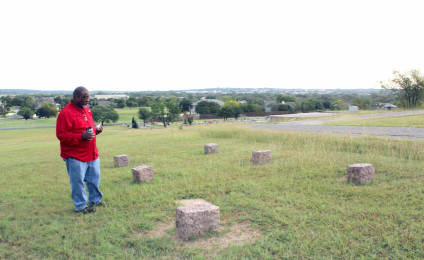 The Rev. George Perry of St. Frederick's Baptist Church of Marble Falls is on a mission to learn the identifies of those buried in unmarked graves in the city's cemetery, many of whom were enslaved people and prisoners. Staff photo