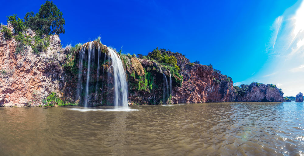 A Highland Lakes oasis, Fall Creek Falls on Lake Buchanan is about an hour-long boat ride from the free boat ramp in Llano County Park next door to the LCRA's Black Rock Park. Photo by Ronnie Madrid/Divine Radiance Photography