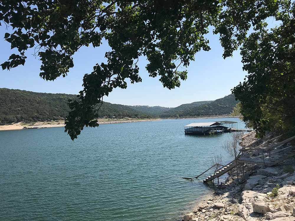 No matter where you are on Lake Travis, you will have scenic views of the Texas Hill Country. Staff photo by JoAnna Kopp