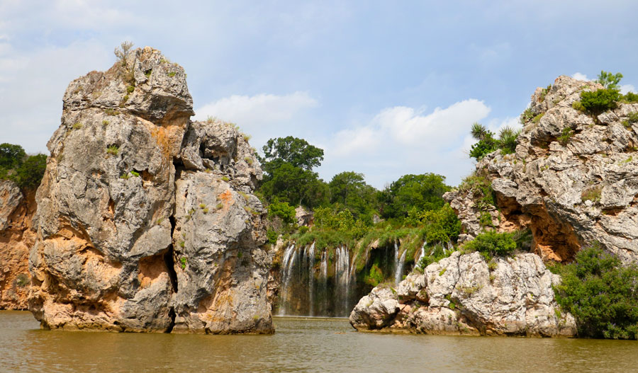 Head up the Colorado River and into Lake Buchanan on a Vanishing Texas River Cruise to view regional and migrating birds, other wildlife, and waterfalls. Staff photo by Jared Fields