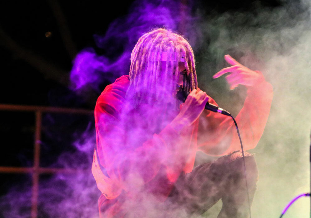 The Highland Lakes live music scene is growing across a number of genres, including hip-hop and rap acts such as Lil Ren, who performed at Johnson Park in Marble Falls. Photo by Martelle Luedecke/Luedecke Photography