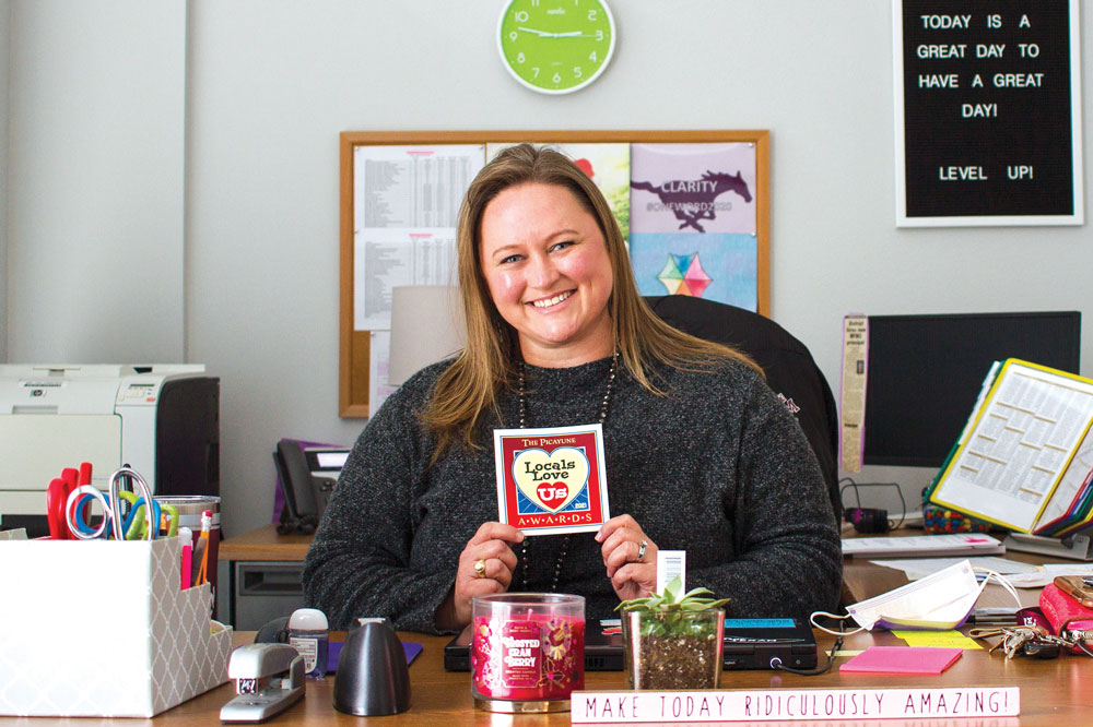 Marble Falls Middle School Principal Ashley Bernard is a 2021 Locals Love Us favorite school administrator. Staff photo by Alex Copeland