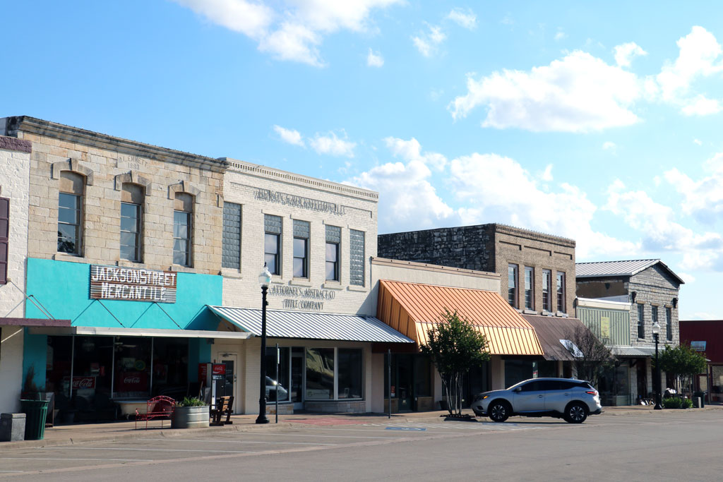 The Burnet County Courthouse square mixes good eats, fun shopping, and history. Spend the day exploring Burnet in the Highland Lakes. Staff photo by Brigid Cooley