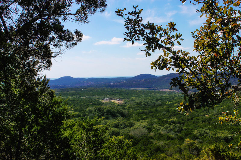 At elevations as high as 1,300 feet, hikers are awarded absolutely stunning views of Texas Hill Country terrain. Photo by JoAnna Kopp