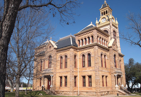 The Llano County Courthouse is one of the few remaining Texas courthouses built before 1900. Staff photo by Daniel Clifton