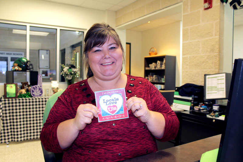 The Picayune Magazine readers and KBEY 103.9 FM Radio Picayune listeners voted Burnet High School's Sunya Denton their favorite Locals Love Us school administrator in the Burnet area. Staff photo by Jennifer Fierro