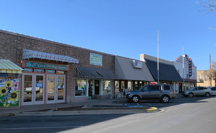 Shoppers visiting downtown Marble Falls can choose among a variety of boutiques, restaurants, and sweets shops along Historic Main Street. Staff photo by Brigid Cooley