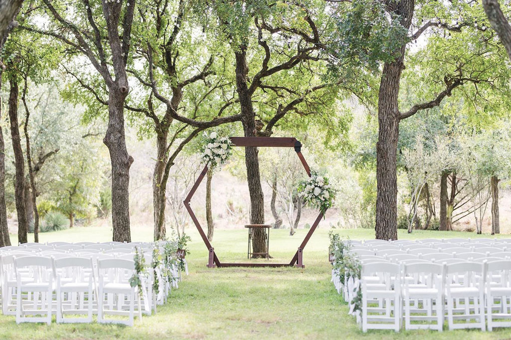 Celebrate in style at Cedar Skies, where a glamorous occasion is sure to happen in the well-appointed barn or on the stunning tree-filled grounds. Courtesy photo