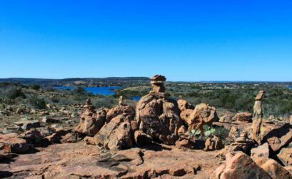 Wear proper attire and follow the below tips to stay cool when hiking Highland Lakes trails in the summer heat. Pictured is Inks Lake State Park in Burnet County. File photo