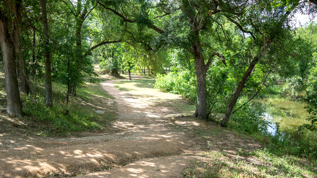 The Backbone Creek hike-and-bike trail follows its namesake creek through the heart of Marble Falls. Staff photos by Dakota Morrissiey