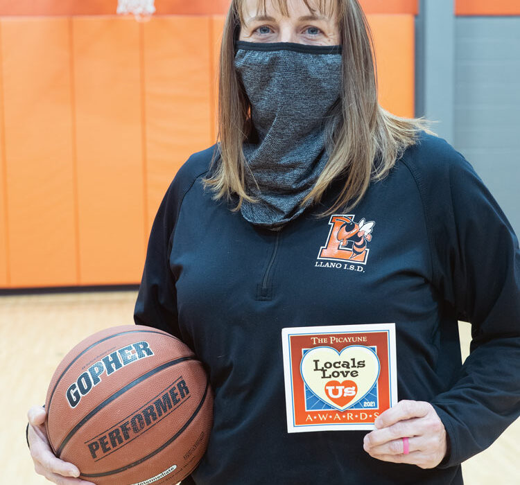 Packsaddle Elementary School physical education teacher Misti Atkinson is a 2021 Locals Love Us favorite school coach. Staff photo by Daniel Clifton