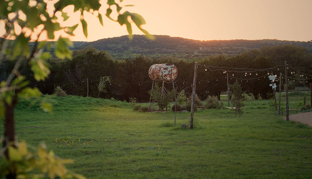 Redbird Ridge is quintessentially Texan, offering striking views and unforgettable sunsets from its pavilion. Photo courtesy of Redbird Ridge