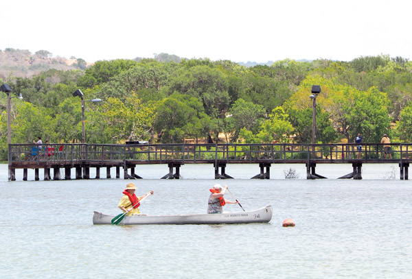 Enjoy boating, fishing and swimming at Inks Lake State Park near Burnet. Staff photo by Daniel Clifton