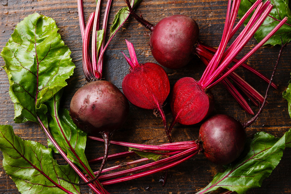 The leaves and the root of the beet are edible — and delicious — in many ways.