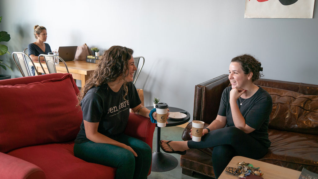 Cassandra Daniels (left) and Maxine Cahill 